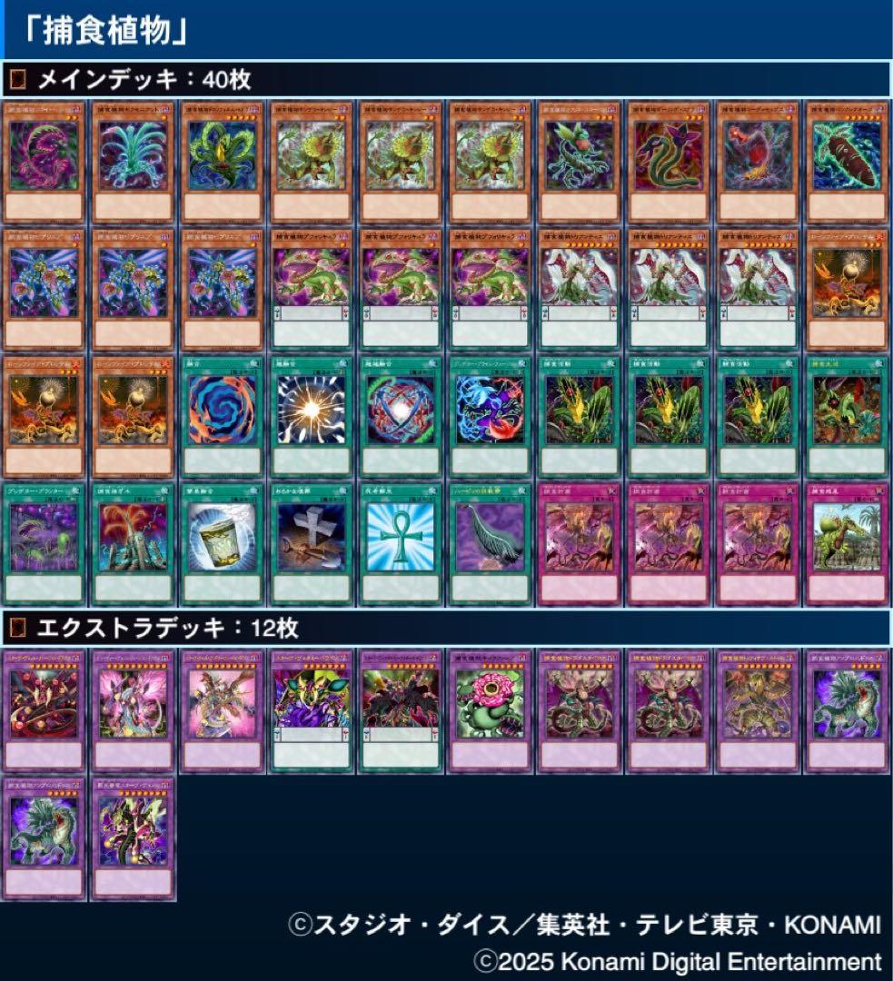 遊戯王 捕食植物 デッキ ユーリ スリーブ