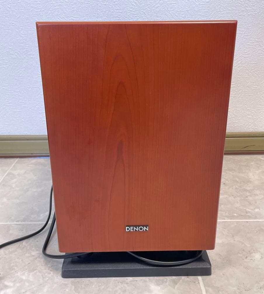 値下げ　DENON DSW-33SGウッドスピーカー　サブウーハー（80W）