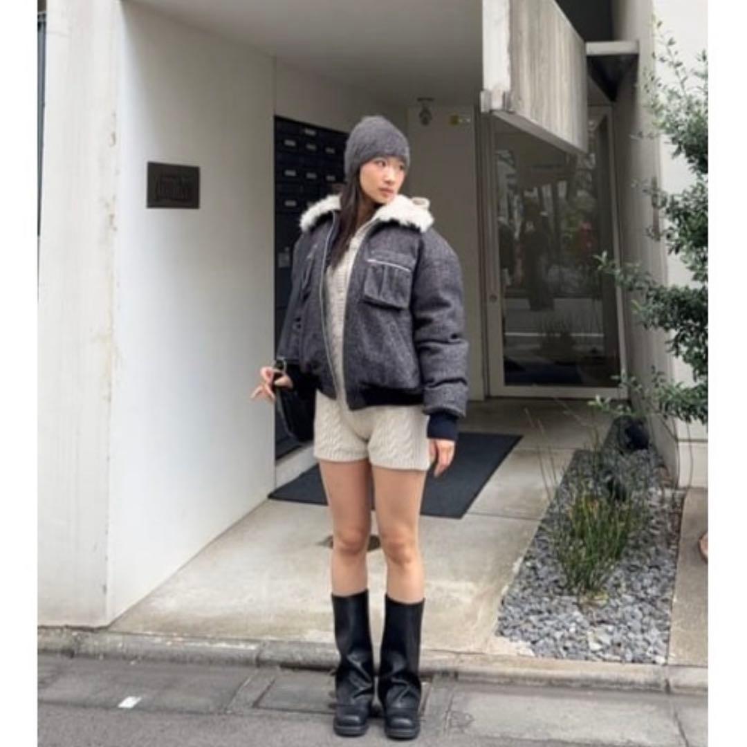 LAGUA GEM TWEED LIKE BOA ブルゾン