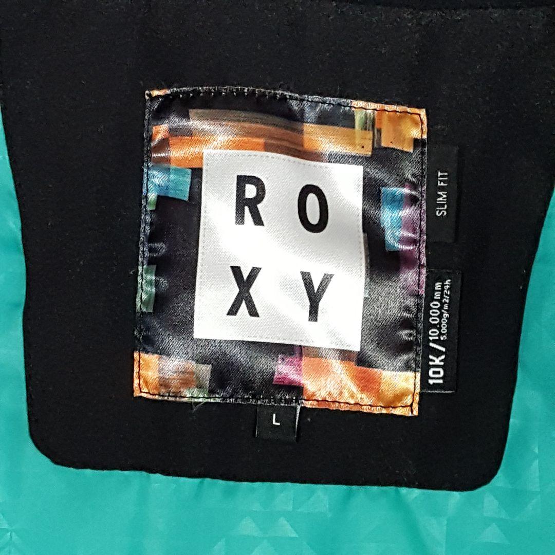 美品 ロキシー レディース スノーウェア L/M 上下セット スノーボード 防水