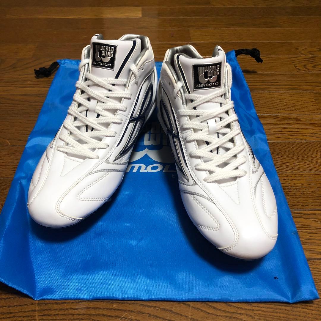 ビモロスパイク 白✖️ネイビー