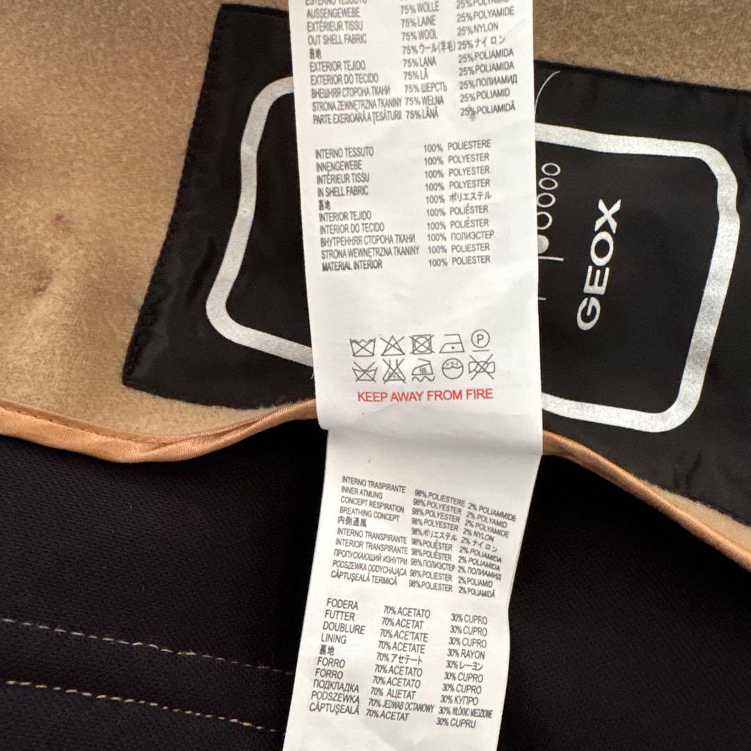 GEOX ジェオックス　ウールコート　ピーコート 高機能素材