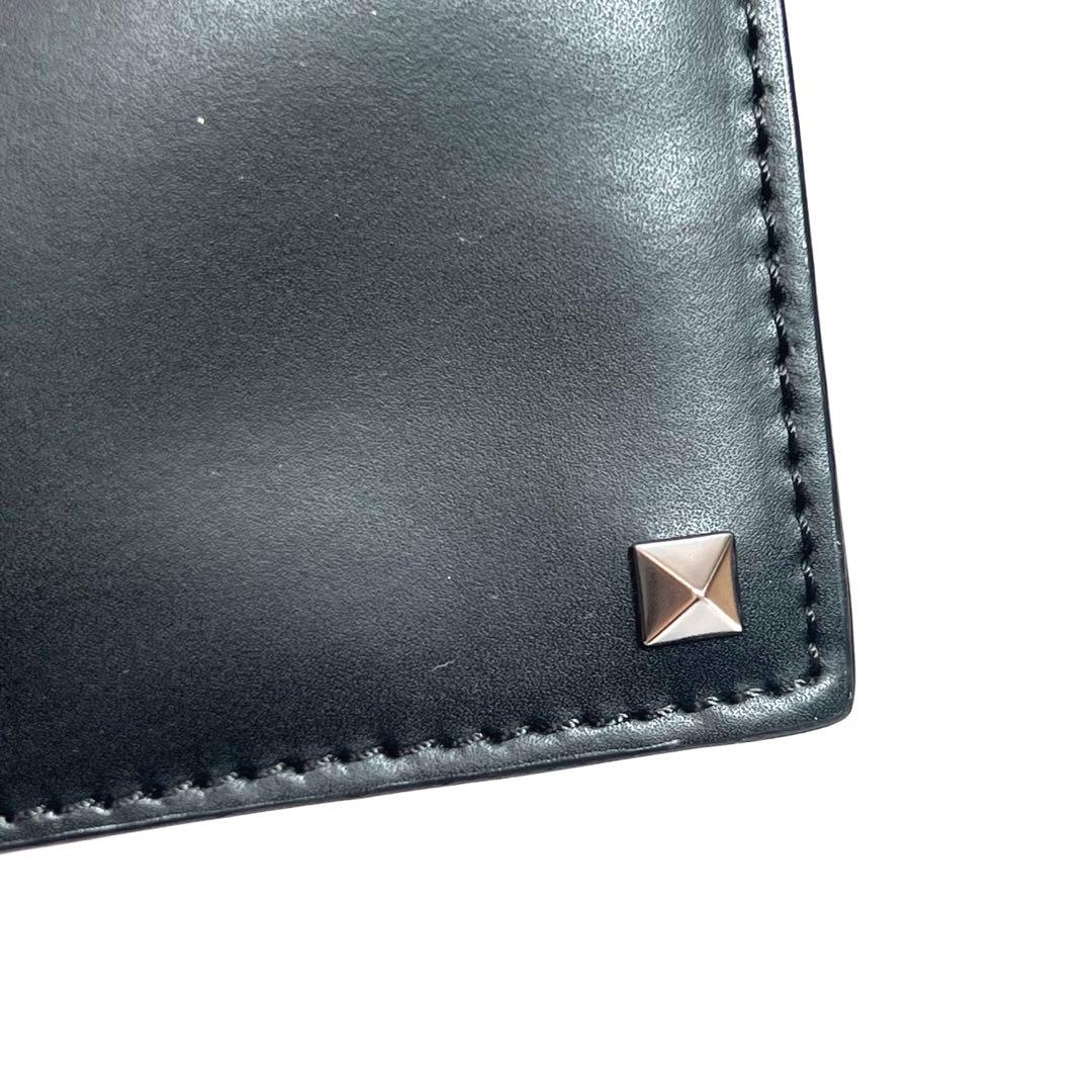 【極美品】 VALENTINO VLTN レザー クラッチバッグ ブラック