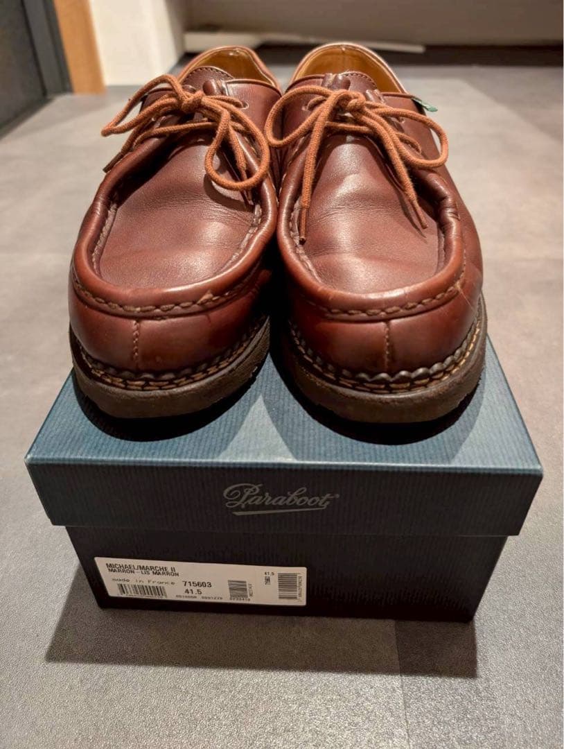 ※RR 【プロフの確認願います】 パラブーツ　ミカエル　マロン　４１.５