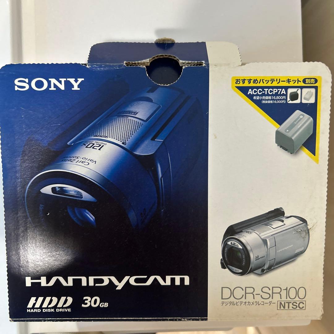 【中古】SONY DCR-SR100 ビデオカメラ 本体 その他付属品　箱付き