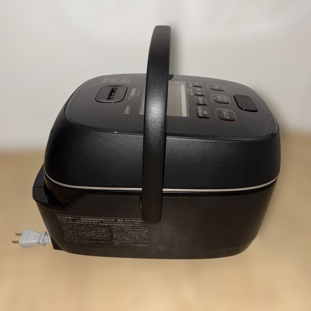 【極美品】象印 炊飯ジャー NW-PH10E2 圧力IH 5.5合 炎舞炊き