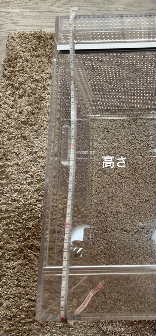 爬虫類、小動物アクリルケージ32cm×32cm 高さ40 cm