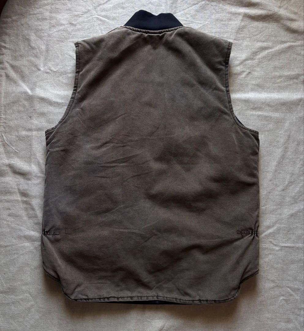 【雰囲気抜群】Carhartt ダックベスト USA製 腰ゴム Tall