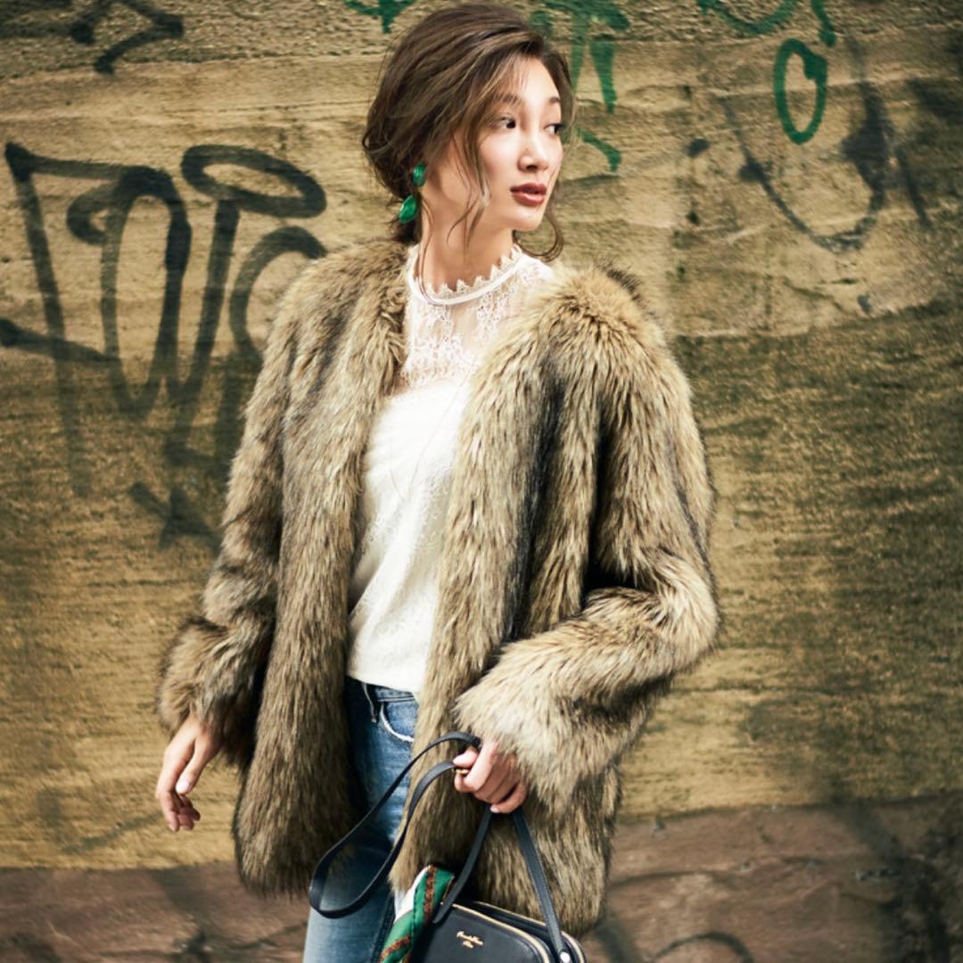 RHC ブラウン ファーコート