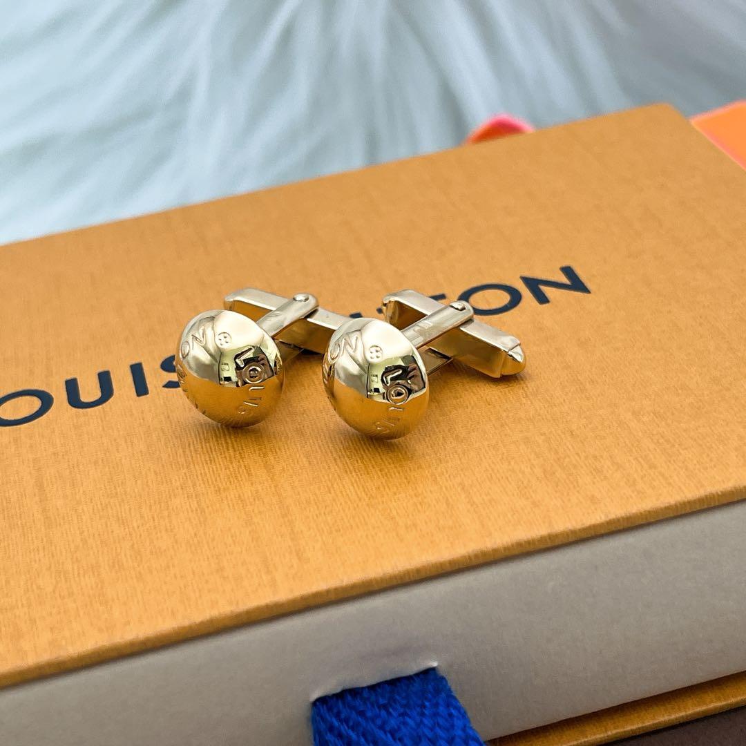 極上美品✨ルイヴィトン カフリンクス カフス ブトン ドゥマンシェット ゴールド