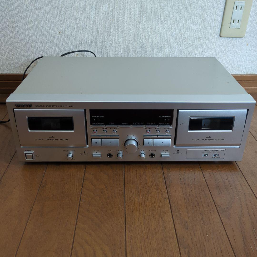 TEAC W-1200 ダブルカセットデッキ