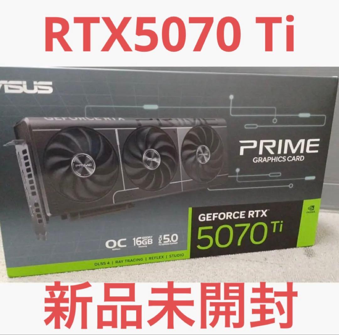 グラフィックボード・グラボ・ビデオカード ASUS PRIME RTX5070 Ti OC 16GB