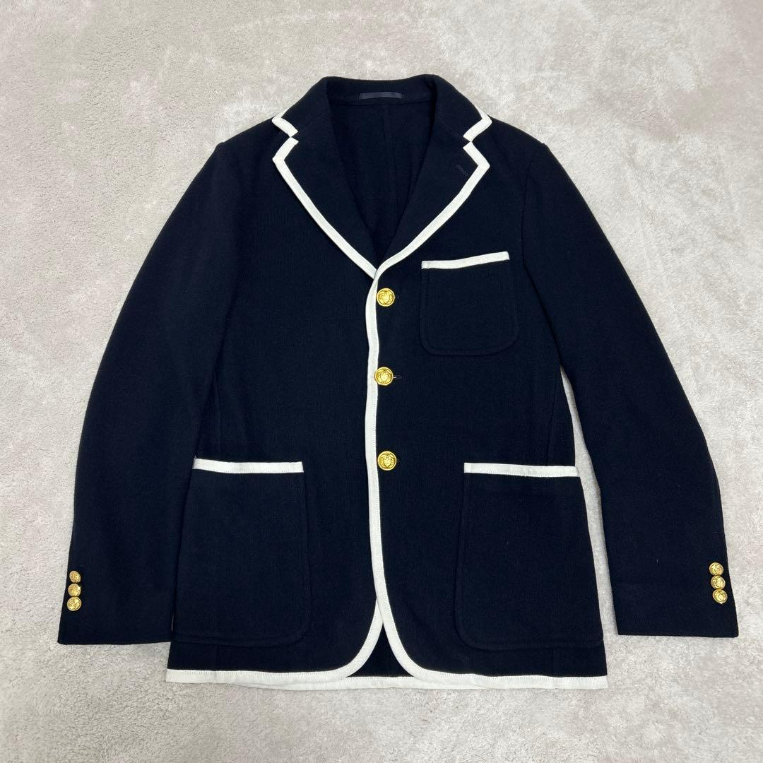 ♦︎新品未使用♦︎TOMORROWLAND♦︎トゥモローランドネイビーニットジャケット