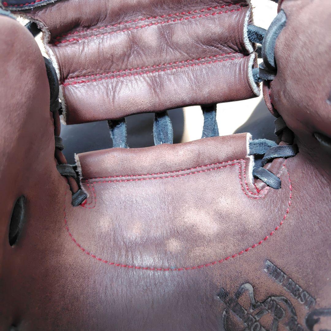 ハタケヤマキャッチャーミット軟式用 PRO-M08 ブラウン/ネイビー