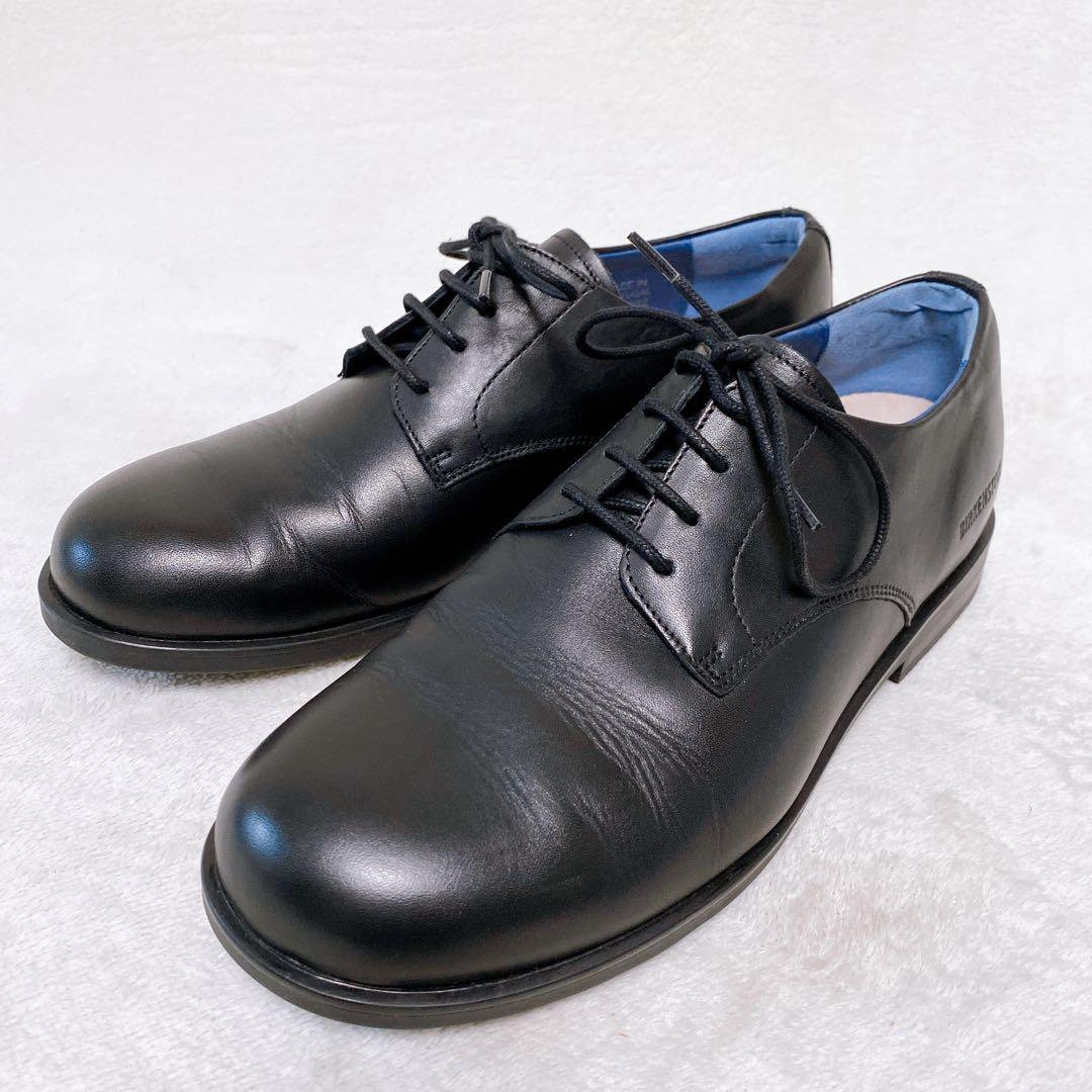 美品　ビルケンシュトック　ジャレン　26cm　40　ブラック　革靴　プレーントゥ