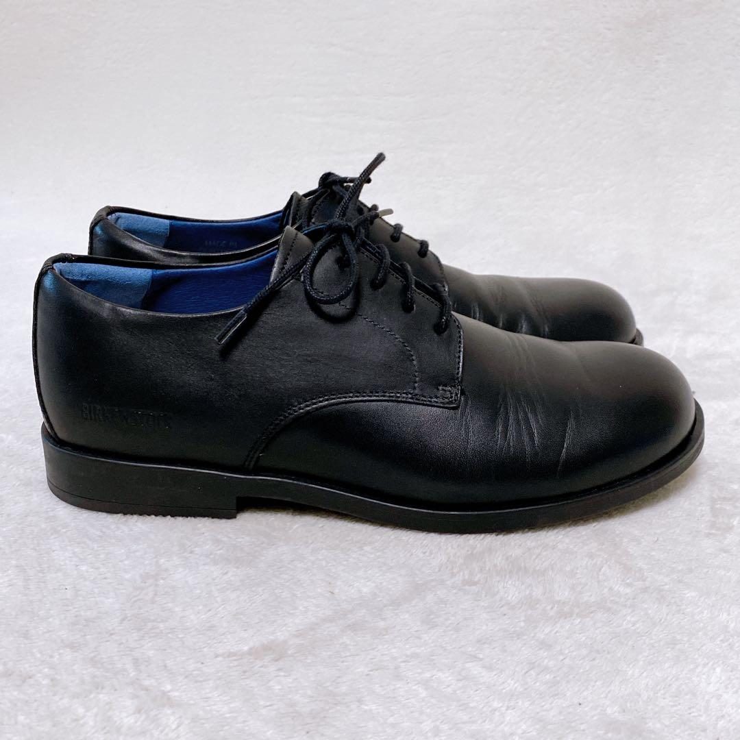 美品　ビルケンシュトック　ジャレン　26cm　40　ブラック　革靴　プレーントゥ