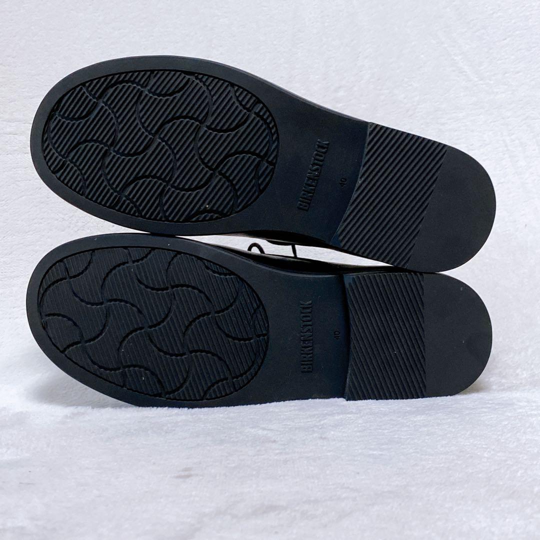 美品　ビルケンシュトック　ジャレン　26cm　40　ブラック　革靴　プレーントゥ