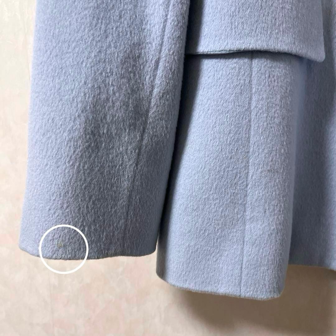 CELINE セリーヌ 水色 ダブルブレストジャケット カシミア混 フランス製