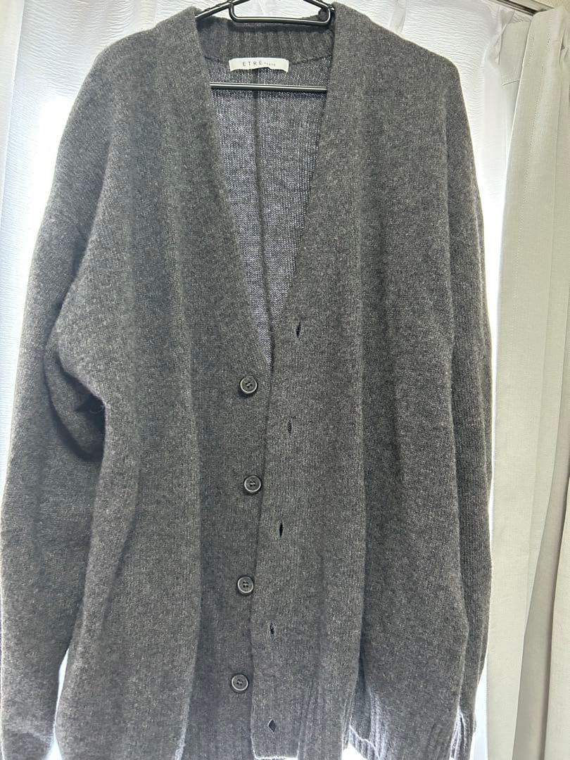 ETRE TOKYOミドルゲージＶネックニットカーディガン