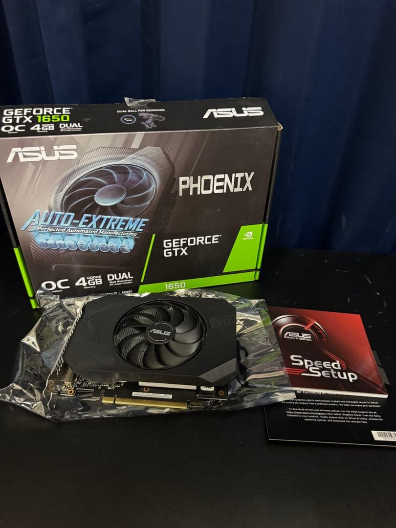 グラフィックボード・グラボ・ビデオカード ASUS PHOENIX GTX 1650 OC 4GB