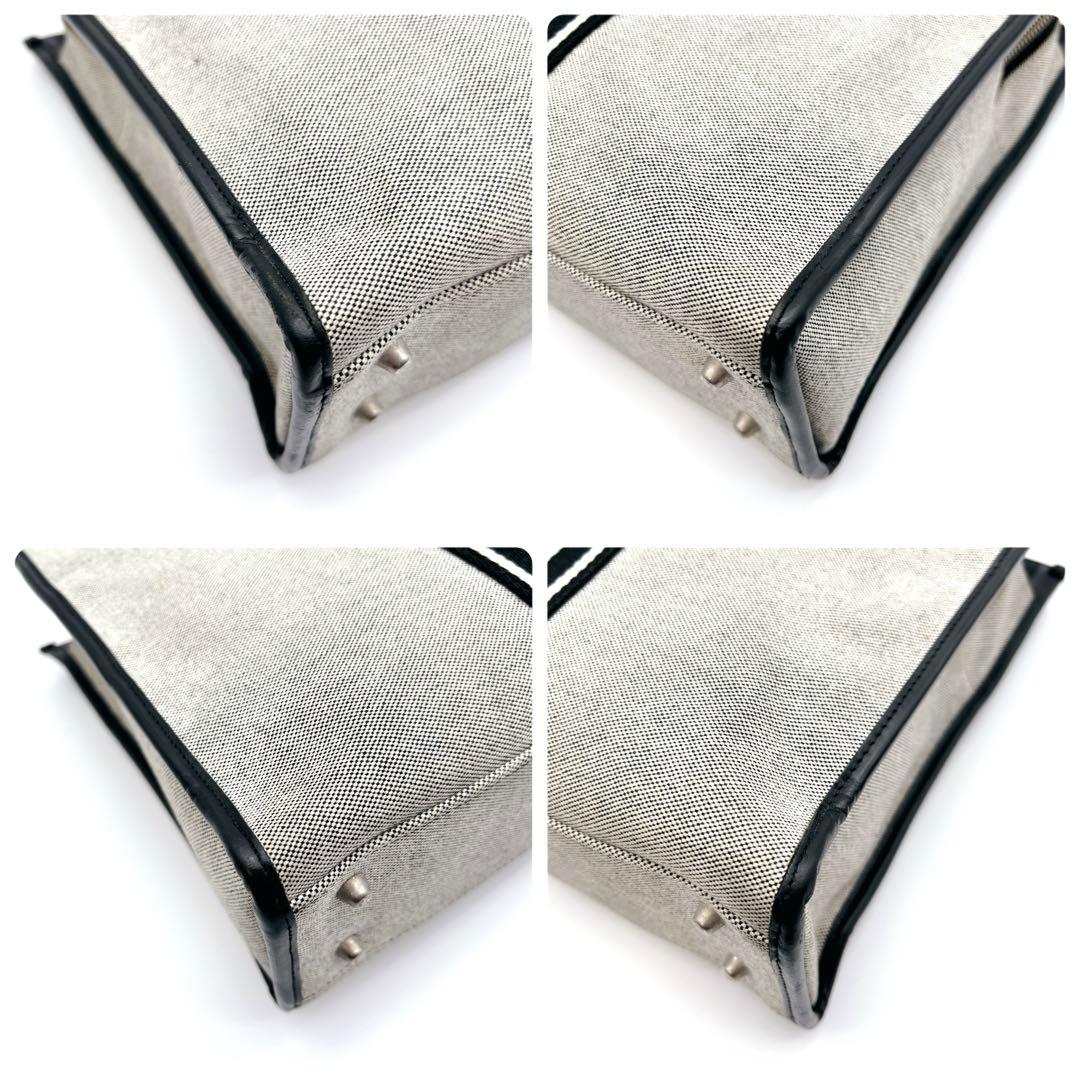 【希少】バーバリー　ブラックレーベル　ビジネスバッグ　ブリーフケース　キャンバス