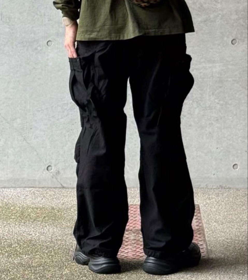 anytee m65 黒染め　カーゴパンツ