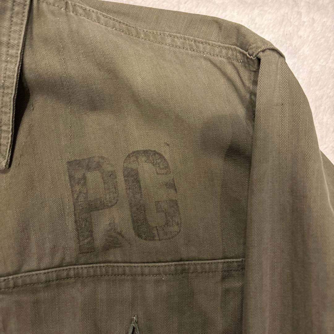 tmsmog1827ステンシル40s〜M-43 ヘリンボーンツイルHBT