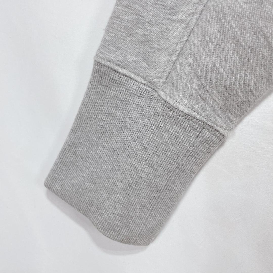 sacai サカイ スポンジスウェット パーカー フード付き フルジップ グレー