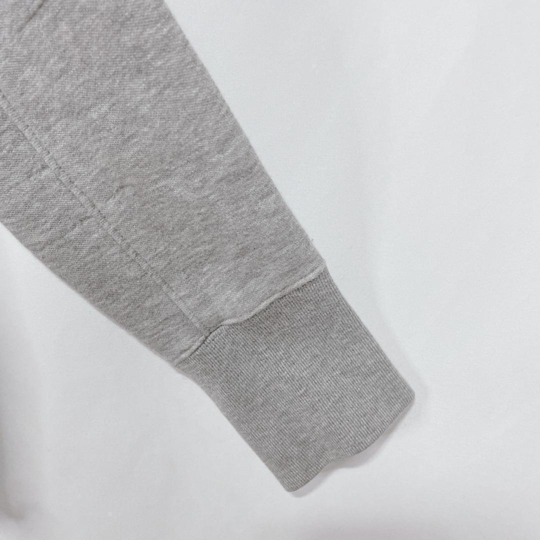 sacai サカイ スポンジスウェット パーカー フード付き フルジップ グレー