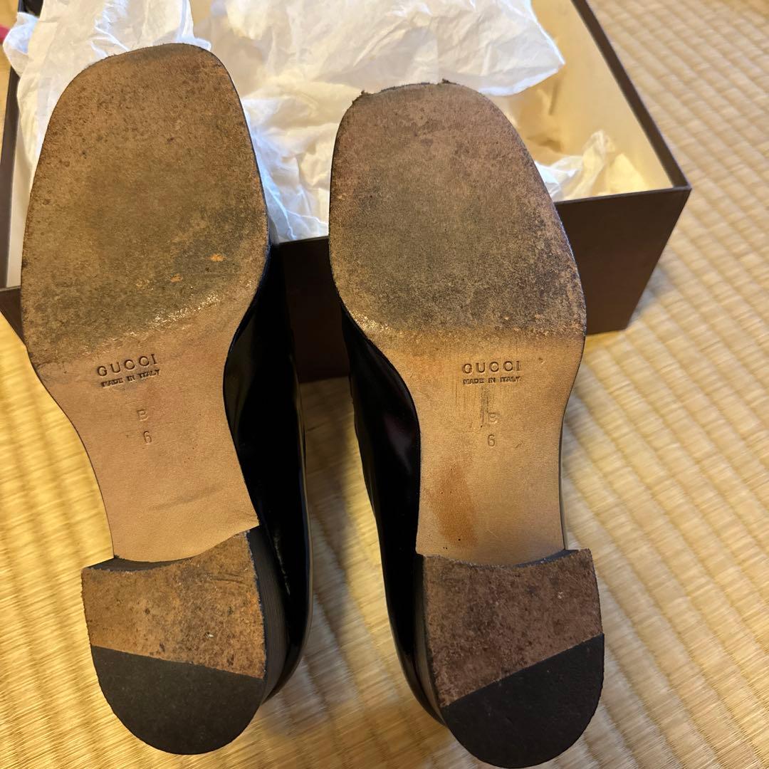 GUCCI moccassino pelle ローファー ハラコ 23