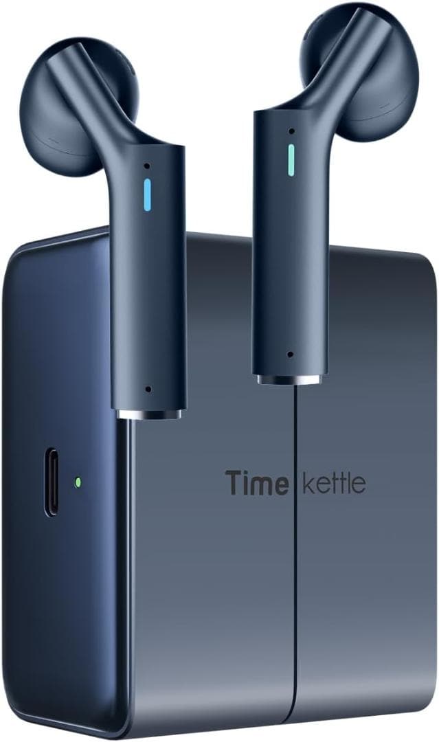 Timekettle W4 翻訳機能付きイヤホン 骨声紋センサー内蔵 ブルー