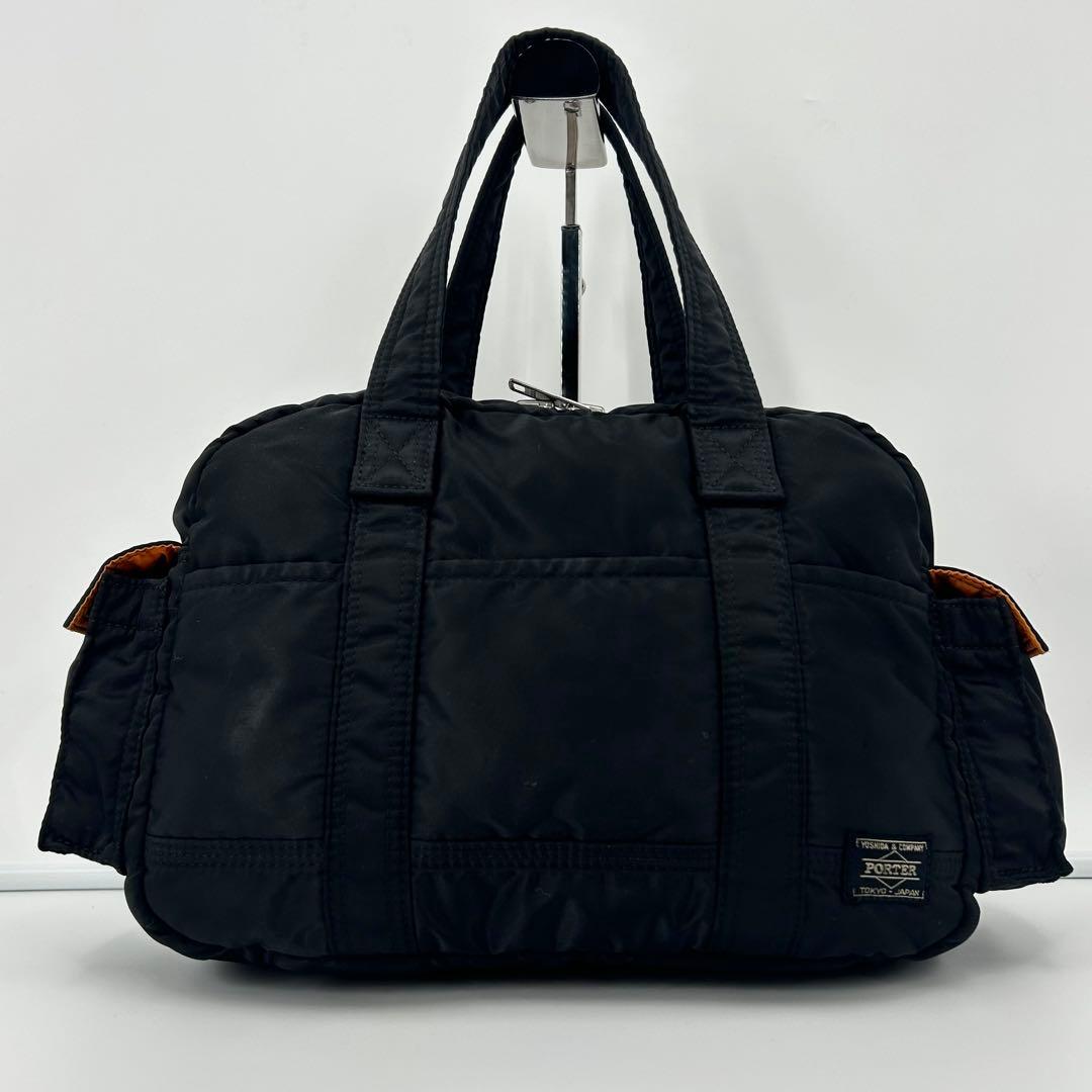 美品✨ポーター ボストンバッグ　ダッフル　タンカー　ミニ　ブラック