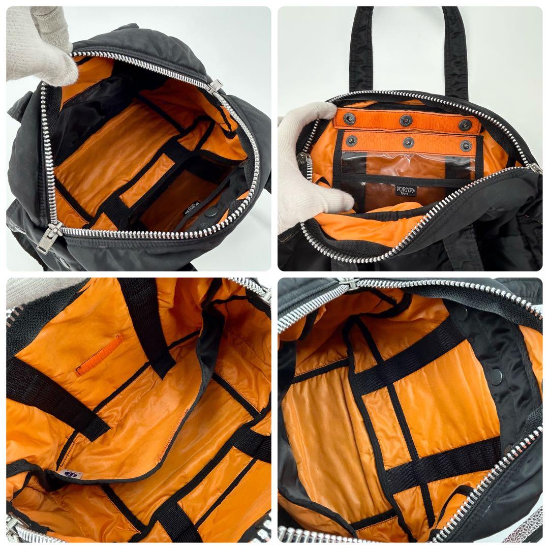 美品✨ポーター ボストンバッグ　ダッフル　タンカー　ミニ　ブラック
