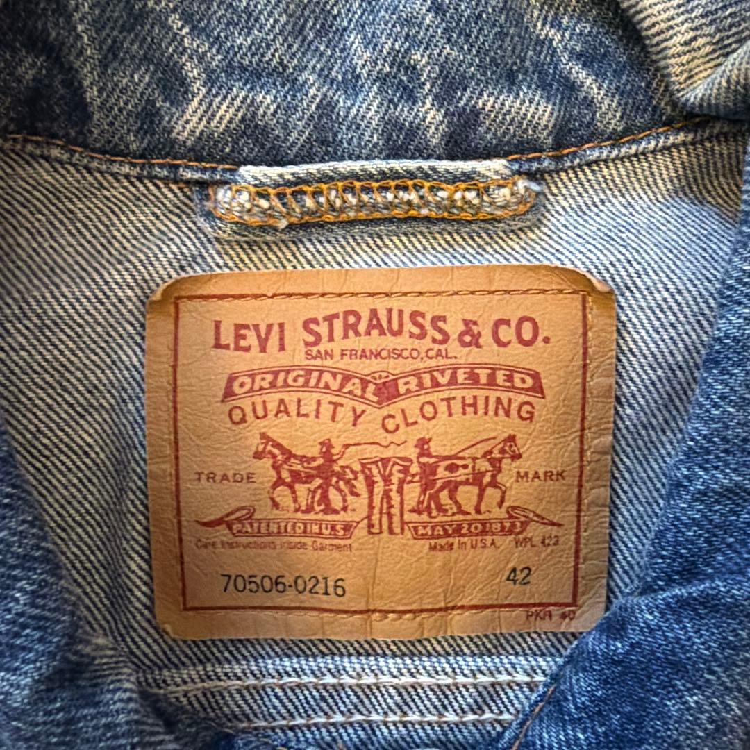 リーバイス デニムジャケット 70506-0216 サイズ42