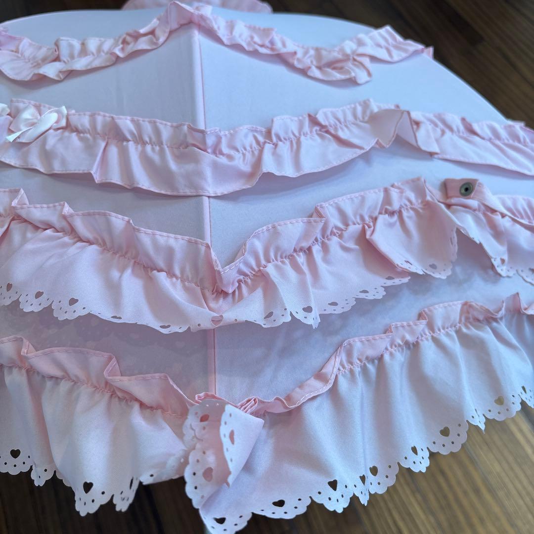 フリル付きピンク日傘 ベイビーザスターズシャインブライト