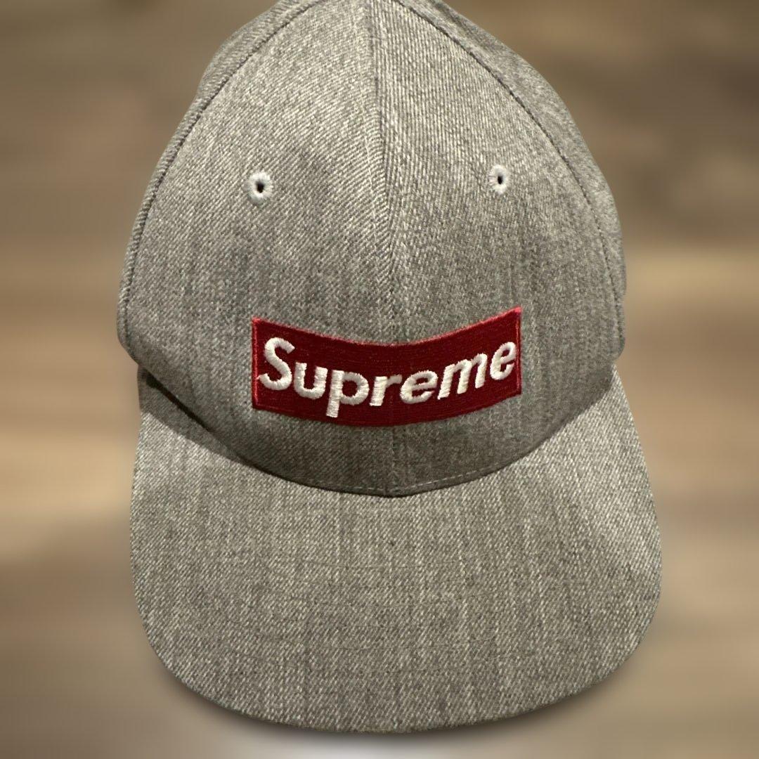 タ*カ様 Supreme グレー キャップ ジュニア
