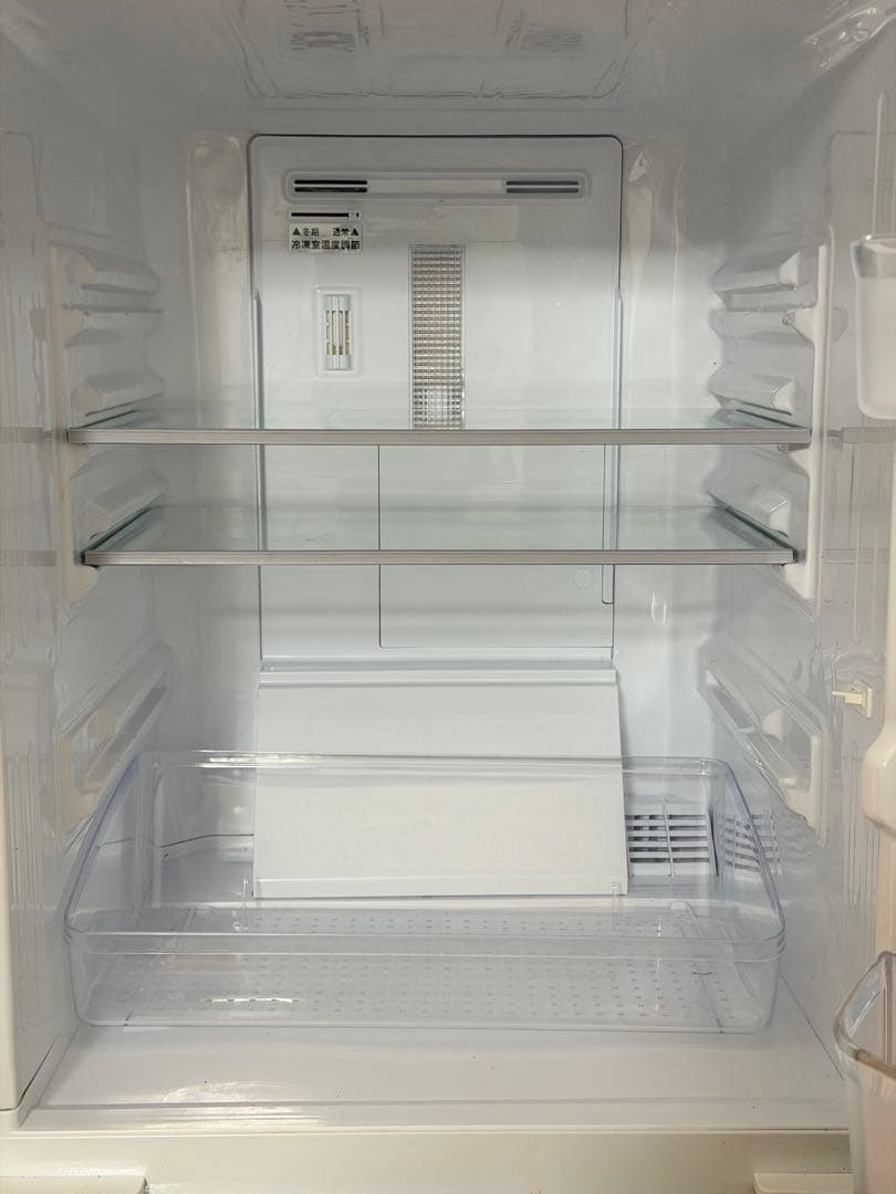 【床マット付き】上開き冷蔵庫 ガラス棚付き