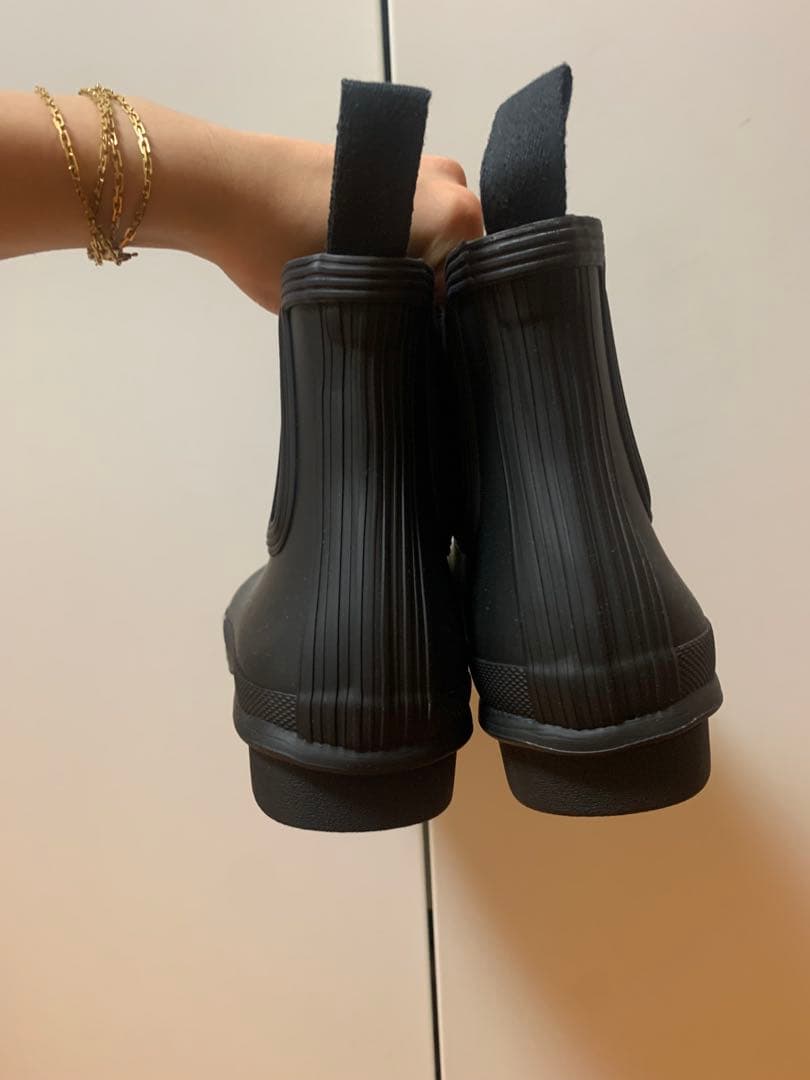 HUNTER レディース オリジナル チェルシー ブーツ - ブラック