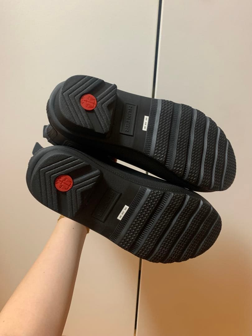 HUNTER レディース オリジナル チェルシー ブーツ - ブラック