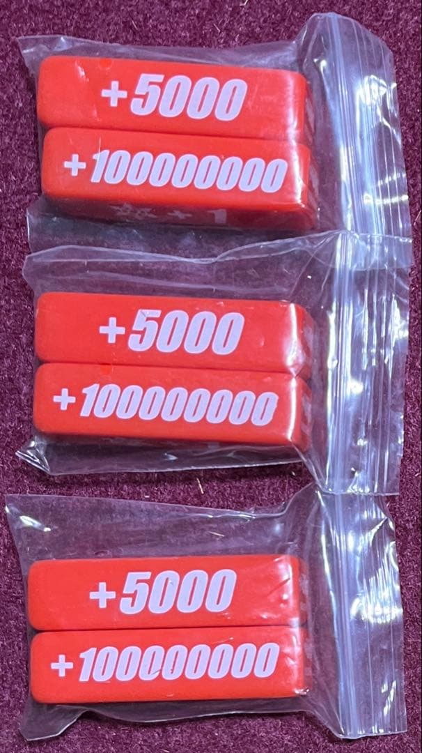 未使用 ヴァンガード パワーカウンター 赤 3セット (6個)