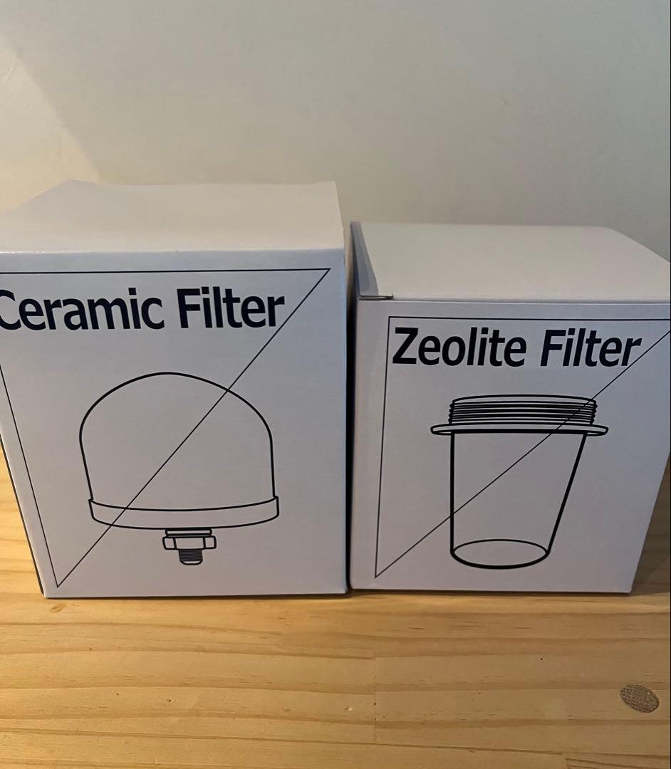 クラブエコウォーター　セラミックフィルターとゼオライトフィルター（セット枠なし）