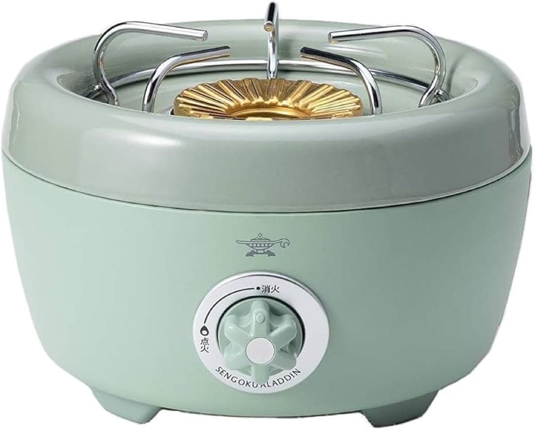 エーアイシー　カセットコンロ グリーン コンパクト　SAG-HB01F