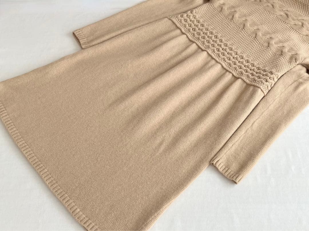美品 MaxMara マックスマーラ カシミヤ アンゴラ ニット ワンピース