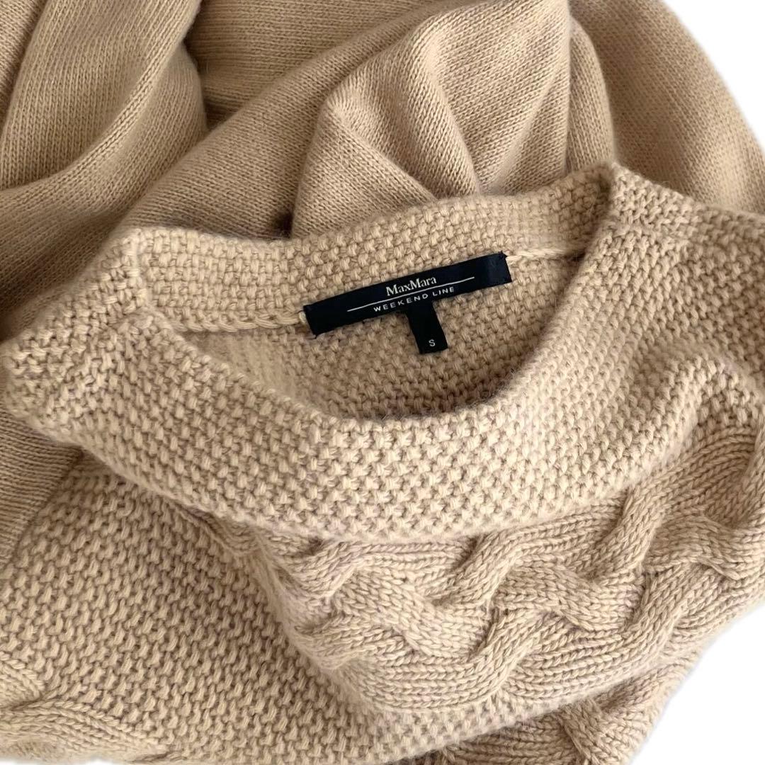 美品 MaxMara マックスマーラ カシミヤ アンゴラ ニット ワンピース