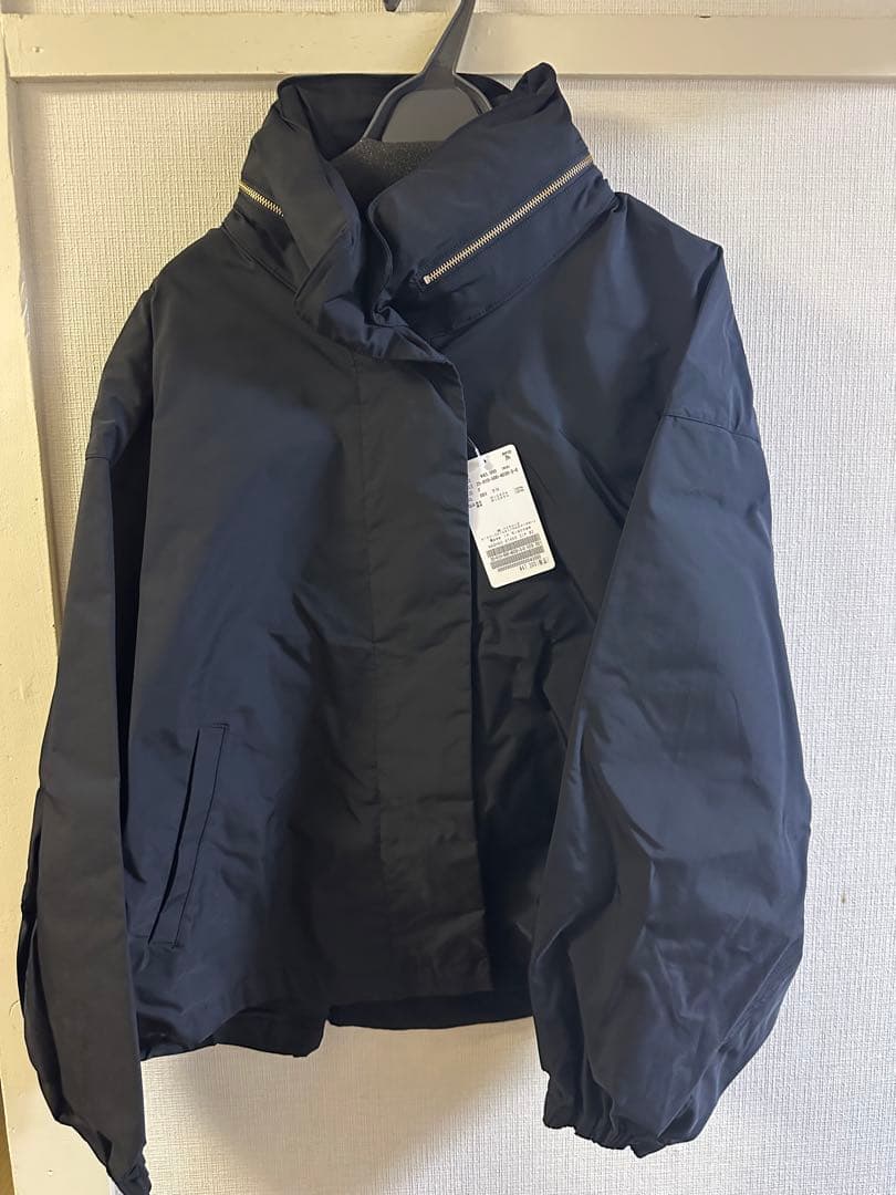 WASHED STAND ZIP ブルゾン