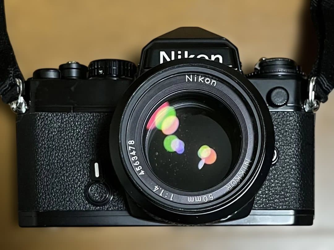 Nikon FE一眼レフカメラ 50mm f/1.4