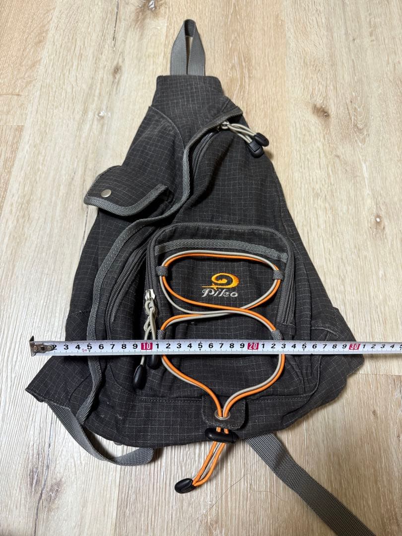 【美品！y2k！】PIKO ワンショルダーバッグ 黒 スリングバッグ