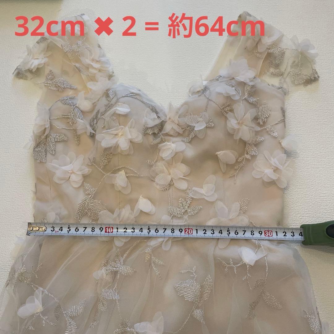 【美品】2次会ドレス/前撮りドレス　DRESS PRODUCTION:W245