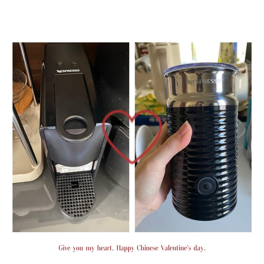 Nespresso Essenza Mini ブラック+エアロチーノ3 セット