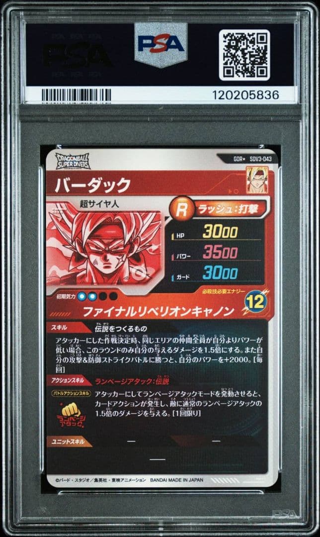 PSA10 SDV3-043 GDR バーダック パラレル ダイバーズ